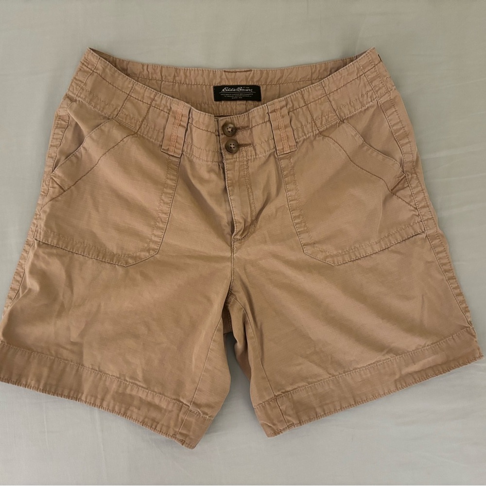 Eddie Bauer Women's Tan Cargo Shorts